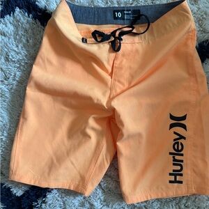 Hurley Boys Orange Swim Shorts 10